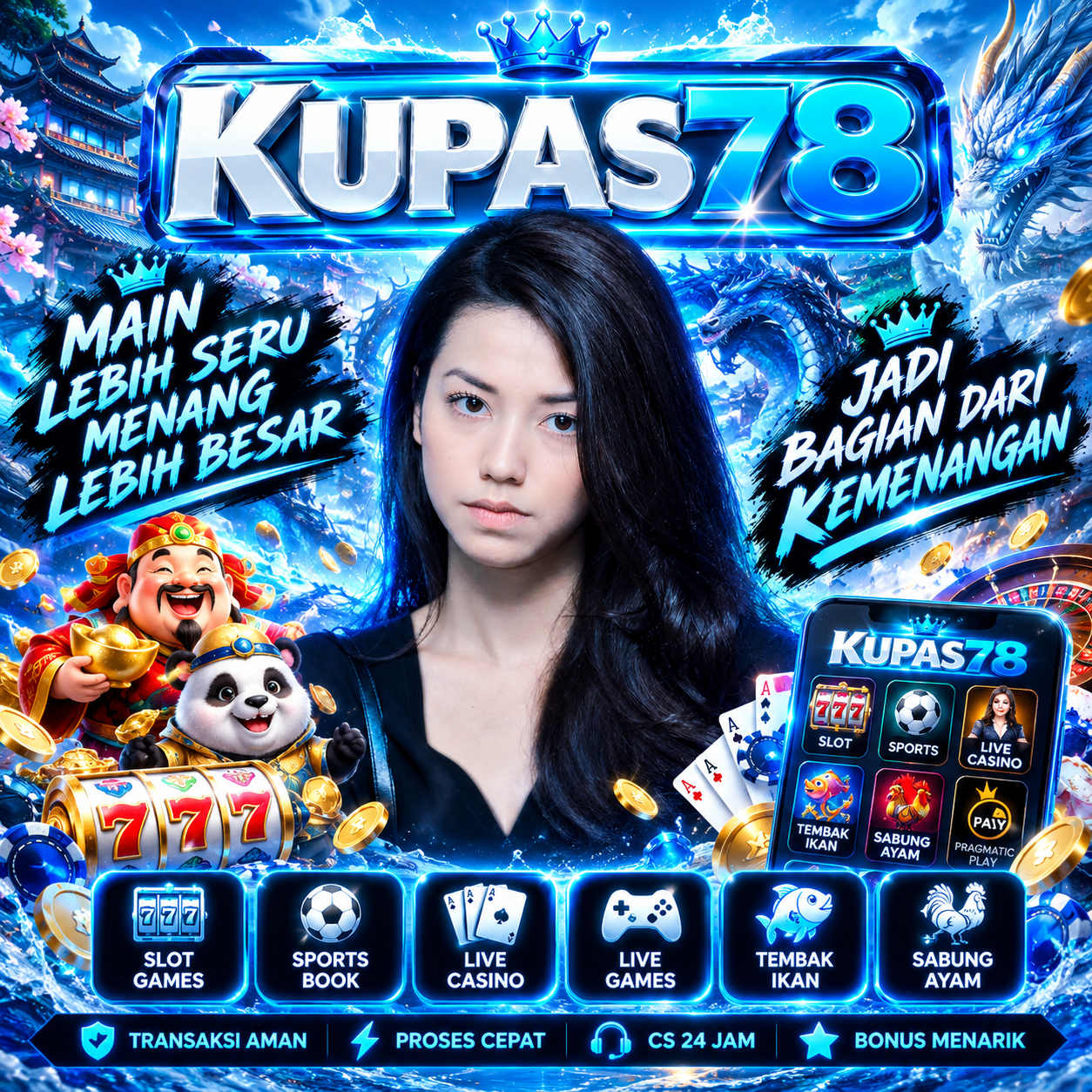 Banner KUPAS78 Trusted Brand